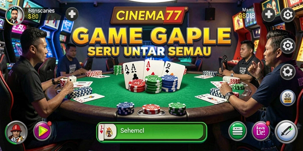 Screenshot gameplay Gaple yang menarik dan interaktif.