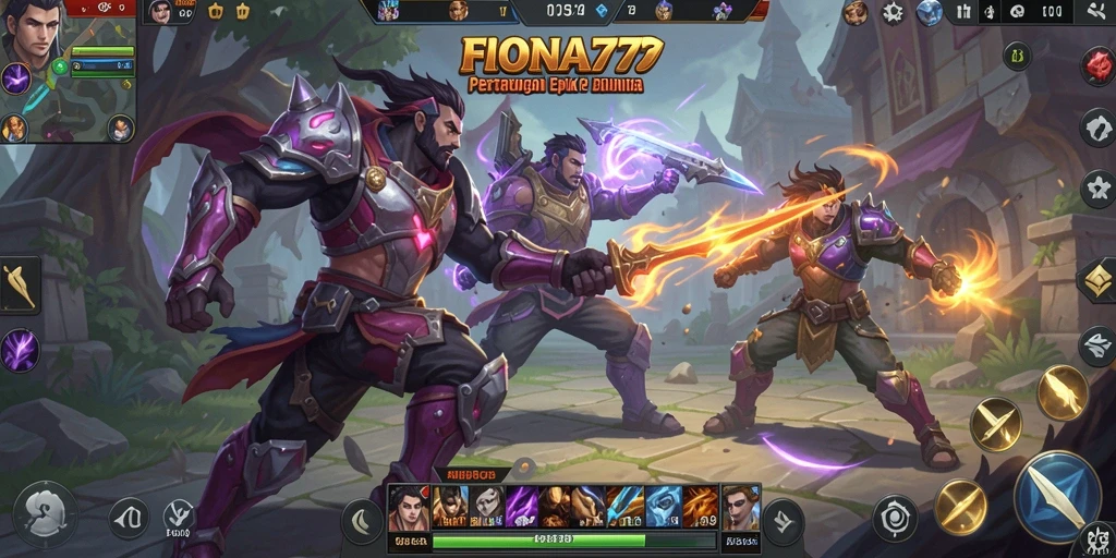 Tampilkan aksi seru dalam gameplay <strong>FIONA77</strong> MOBA yang mengesankan.