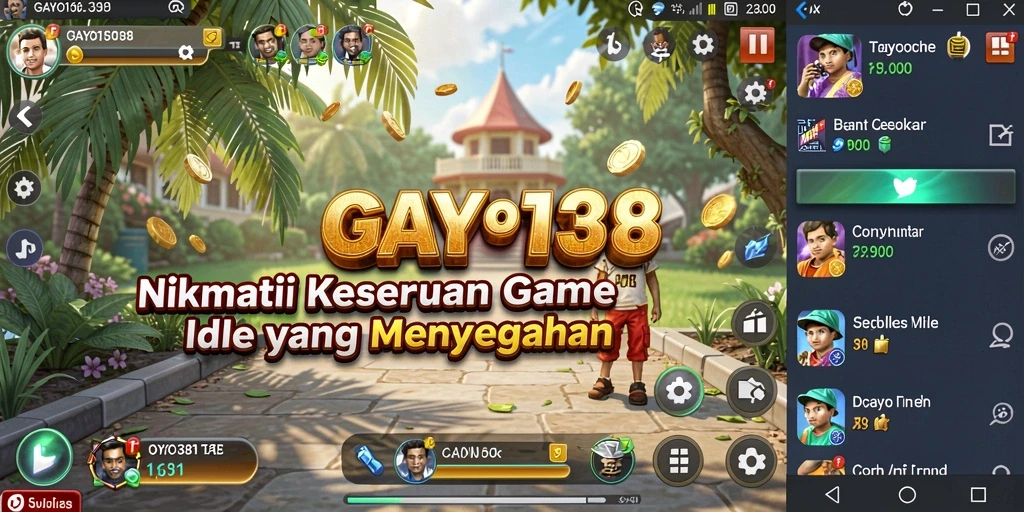 Tampilan gameplay <strong>GAYO138</strong> yang menarik dan interaktif dalam genre Idle.