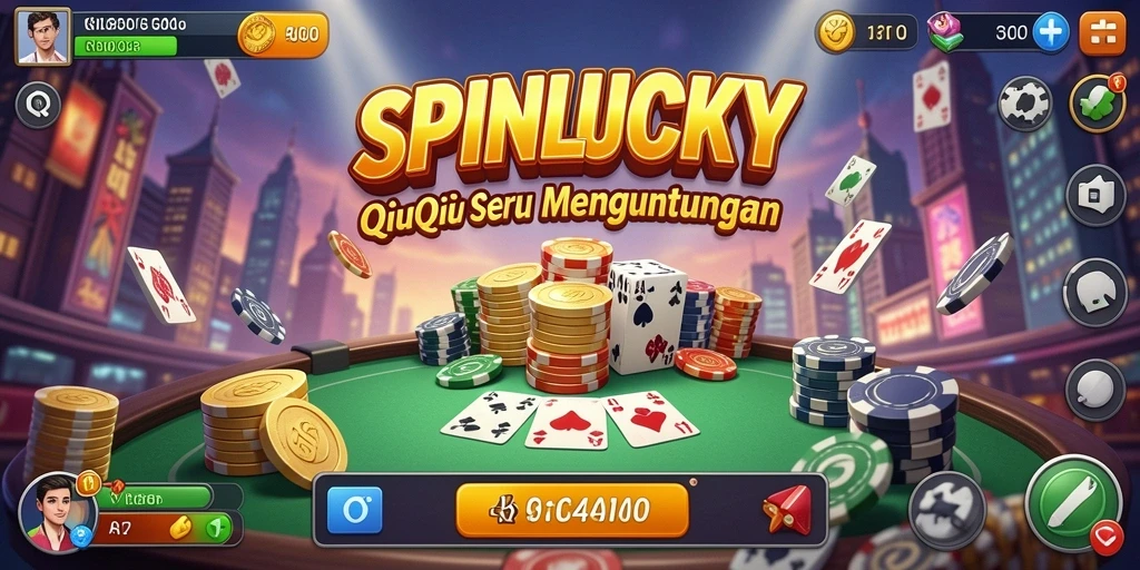 Gameplay QiuQiu yang seru dan interaktif di SPINLUCKY.