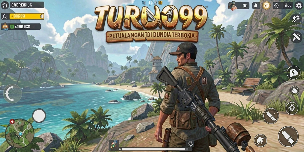 Gameplay menakjubkan di dunia terbuka TURU99 yang penuh petualangan.