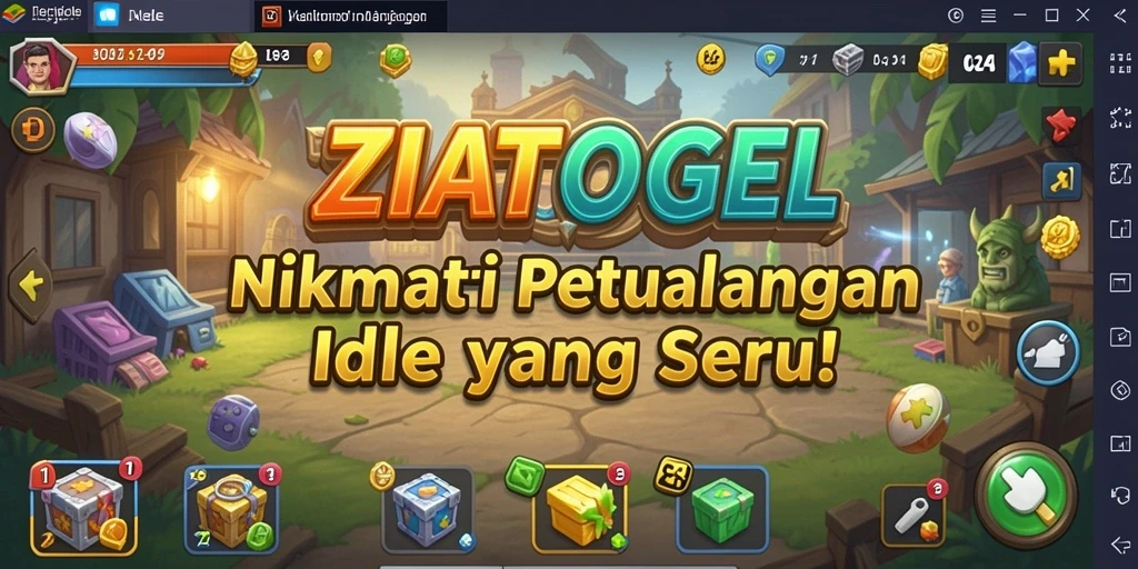 Tampilan gameplay ZIATOGEL yang menarik dan penuh warna.